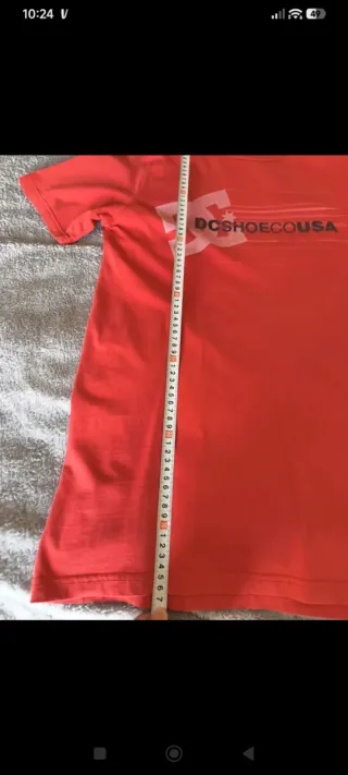 Camiseta DC Shoes Roja Manga Corta