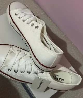 Tenis Marypaz Loneta Blancos