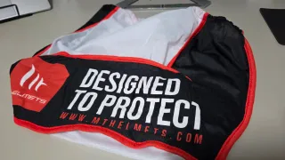 Casco Moto MT Revenge 2 A7 Blanco/Azul Talla S