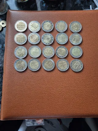 Lote 18 Monedas 2 Euros Conmemorativas