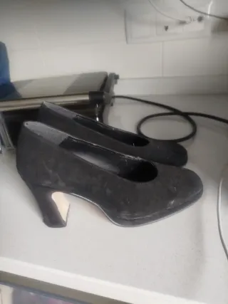 Zapatos de vestir tacón negros