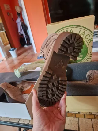 Botas Panama Jack mujer beige/marrón