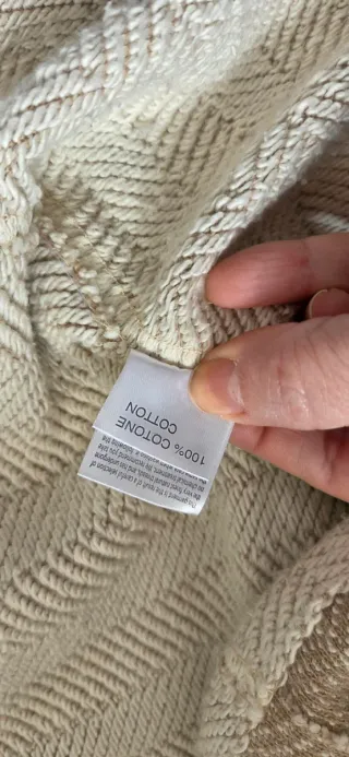 Maglione donna collo alto beige/marrone