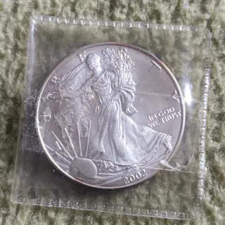 Lote 2 Monedas Plata Canadá y EEUU 1993-2002