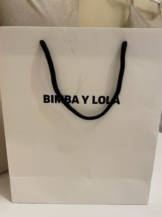 Bolsa de regalo Bimba y Lola blanca