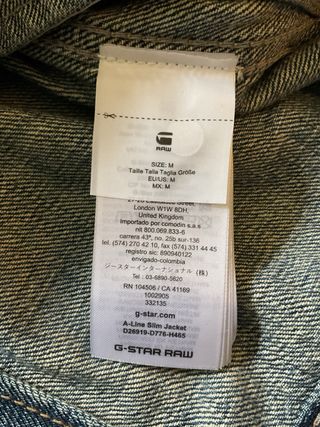 Chaqueta vaquera hombre de G-Star Raw (M)