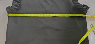 Blusa Zuiki nera volant manica corta L