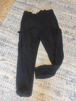 Pantalones cargo negros