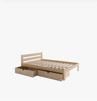 Cama doble Lufe 135cm con cajones