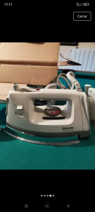 Plancha Rowenta Vapopress DA-18