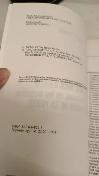 La Clave Del Exito (B.S) Ed 1983 !!Nuevo!!!