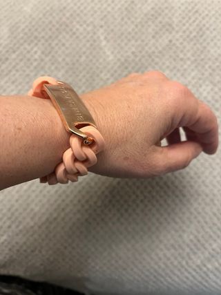 Pulsera Bimba y Lola eslabones rosa y oro