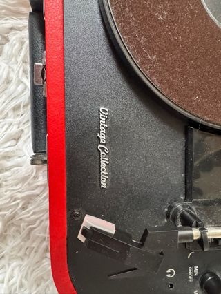 Tocadiscos Muse Rojo y Negro