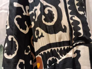 Vestido kimono estampado