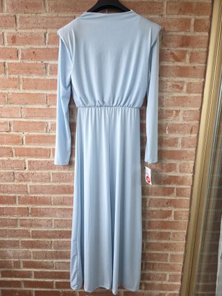 NUEVO. Vestido azul largo