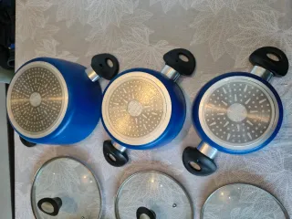 Juego de Ollas Bergner Azul