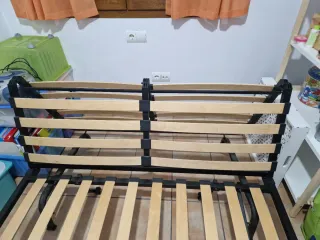 Sofá-cama 135cm Gris Poco Uso