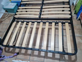 Sofá-cama 135cm Gris Poco Uso