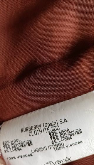 Traje Burberry Chaqueta Mujer Nuevo