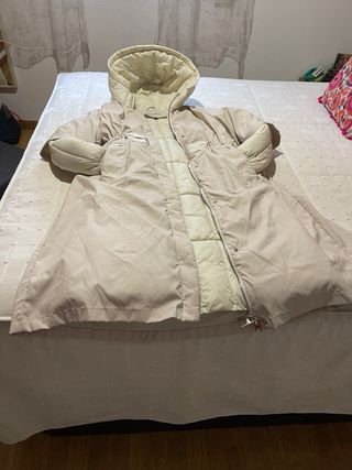 Chaquetón Monte Cervino Beige/Blanco