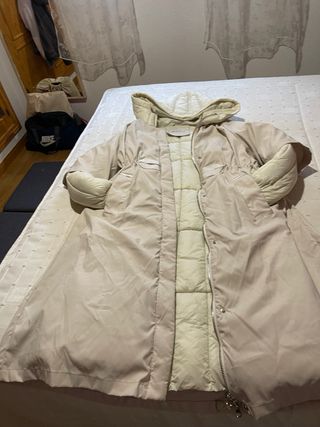 Chaquetón Monte Cervino Beige/Blanco