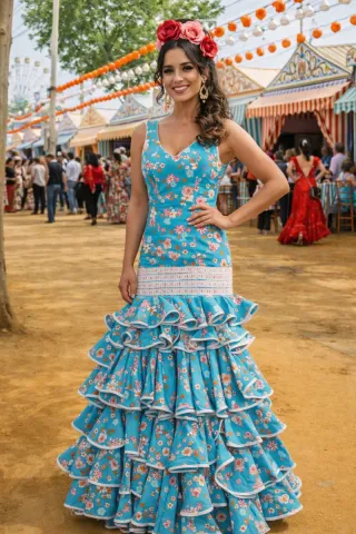 Vestido Flamenca Talla S
