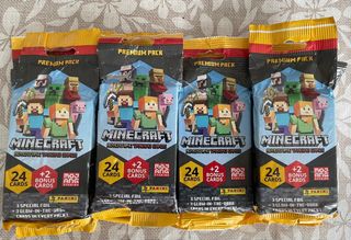 11 Paquetes Cromos Minecraft Premium Pack