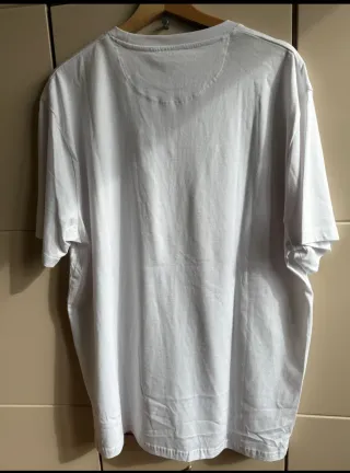 Camiseta Tiffosi Hombre XXL Blanca Manga Corta
