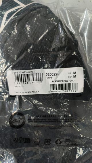 Chaqueta Alpinestars Negra y Amarilla