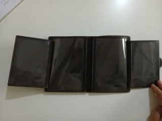 Cartera organizador documentos piel marrón