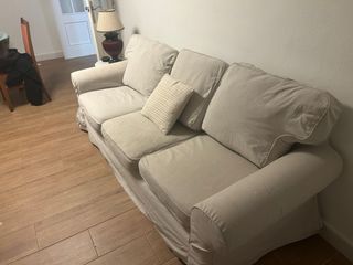 Sofá Ikea Ektorp 3 plazas beige