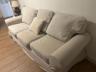 Sofá Ikea Ektorp 3 plazas beige