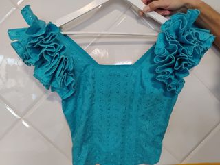 Falda y Blusa sevillana Maria Matas Lunares