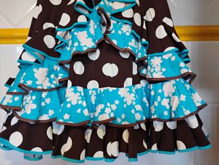 Falda y Blusa sevillana Maria Matas Lunares