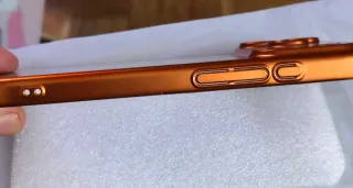 Funda iPhone 7 Pro Naranja Metálica
