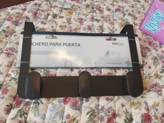 Appendiabiti per porta Bath&Go nero