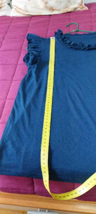 Blusa con volantes talla S