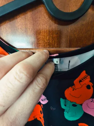 Vestido calaveras Aire retro