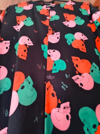 Vestido calaveras Aire retro