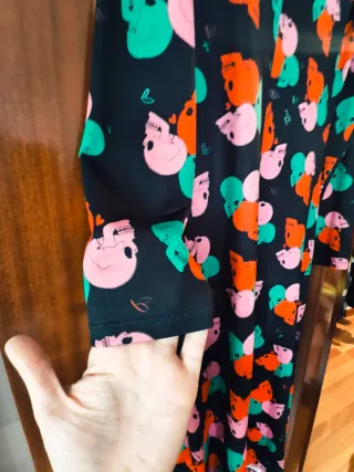 Vestido calaveras Aire retro