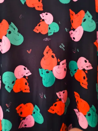 Vestido calaveras Aire retro