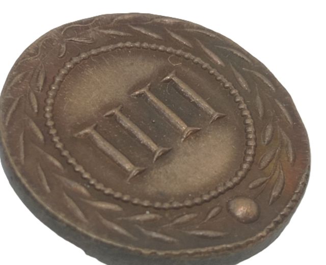 Réplica de moneda romana Spintrie del sexo COD E0