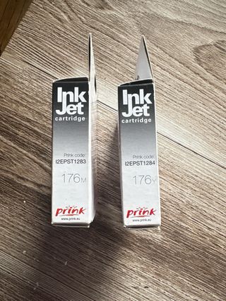 Cartuchos Tinta Ink Jet Prink 176M y 176Y