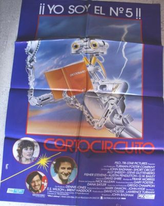 Cartel Cine Cortocircuito Short Circuit