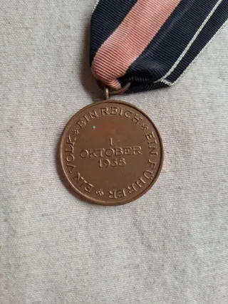 Medalla de Anexión Sudetes 1938