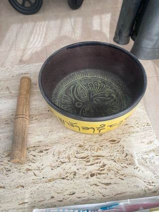 Cuenco tibetano con maza