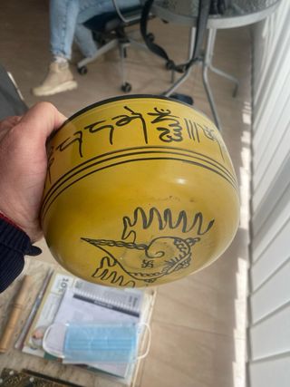 Cuenco tibetano con maza