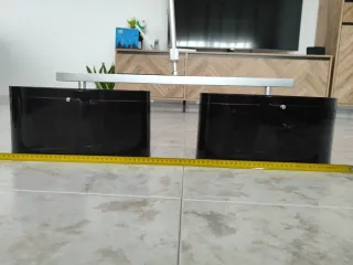 Lámpara colgante doble moderna.