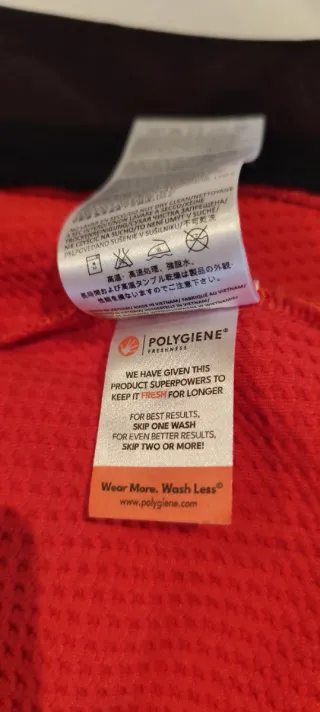 Polar Ternua Rojo con Cremallera y Capucha