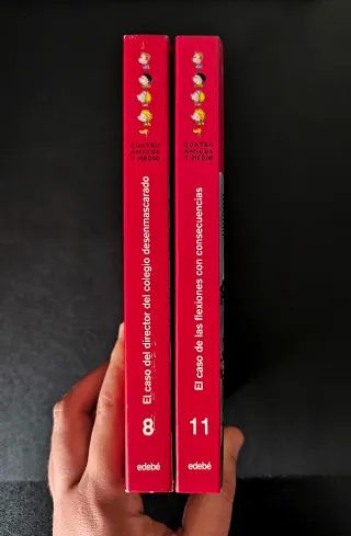 2 libros Cuatro amigos y medio - Joachim Friedrich